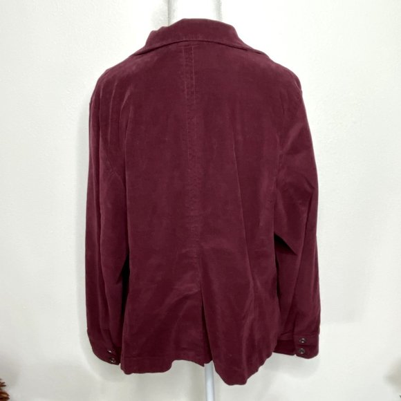 Lane Bryant Burgundy Blazer - Picture 3 of 4